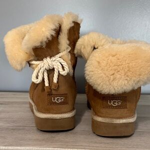 UGG Tan Sheepskin Lined Boots
